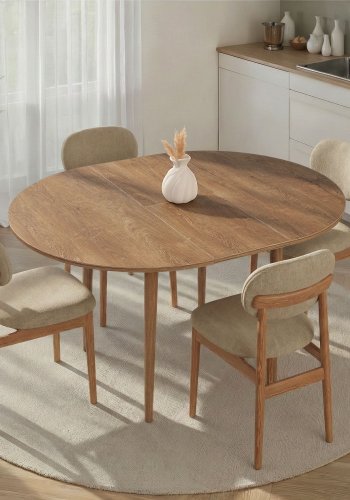 NORDV�RK Viona - Kafkas Eik uttrekkbart spisebord