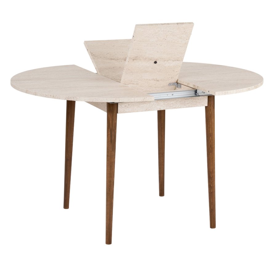 NORDV�RK Viona � Travertin, Valn�tt uttrekkbart spisebord