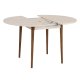 NORDV�RK Viona � Travertin, Valn�tt uttrekkbart spisebord