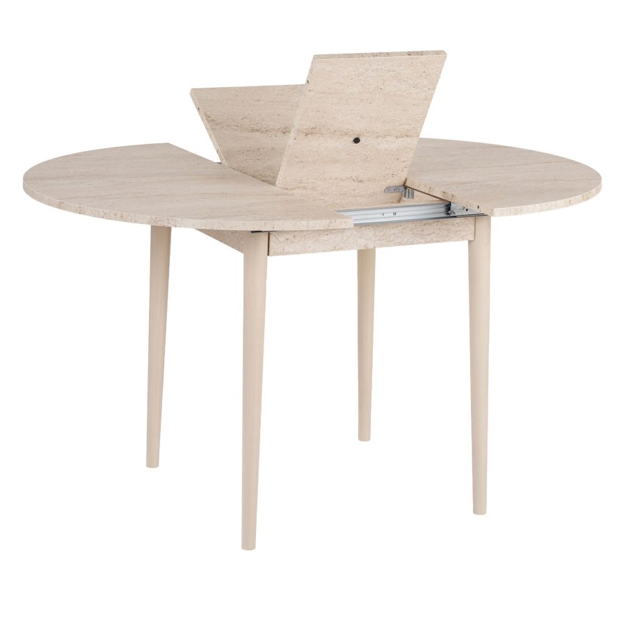 NORDV�RK Viona � Travertin, uttrekkbart spisebord i eik