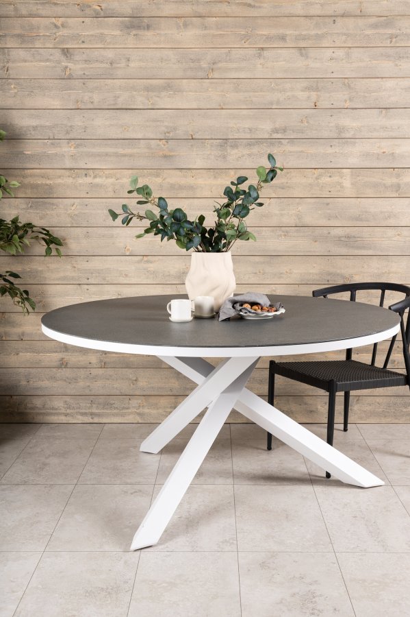 VENTURE HOME Copacabana-bord � 140 - Hvit/Gr�