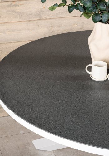 VENTURE HOME Copacabana-bord � 140 - Hvit/Gr�