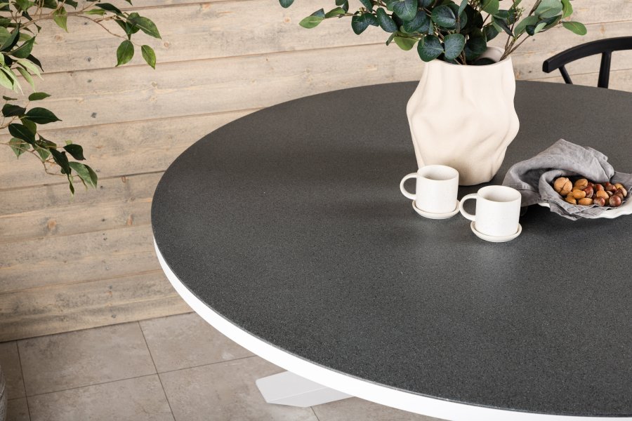 VENTURE HOME Copacabana-bord � 140 - Hvit/Gr�