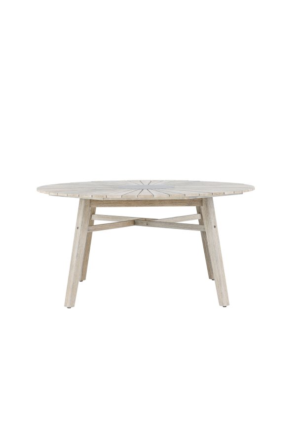 VENTURE HOME Rives - Bord � 150 - Antikk hvit akasie / gr� stein