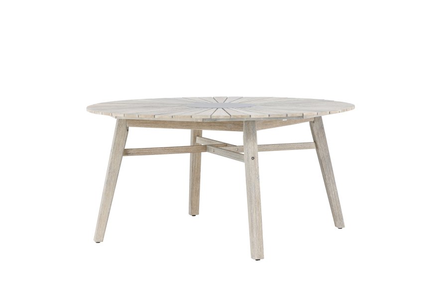 VENTURE HOME Rives - Bord � 150 - Antikk hvit akasie / gr� stein