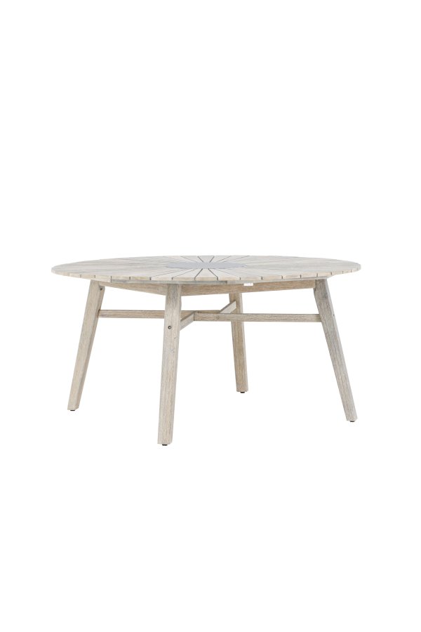 VENTURE HOME Rives - Bord � 150 - Antikk hvit akasie / gr� stein