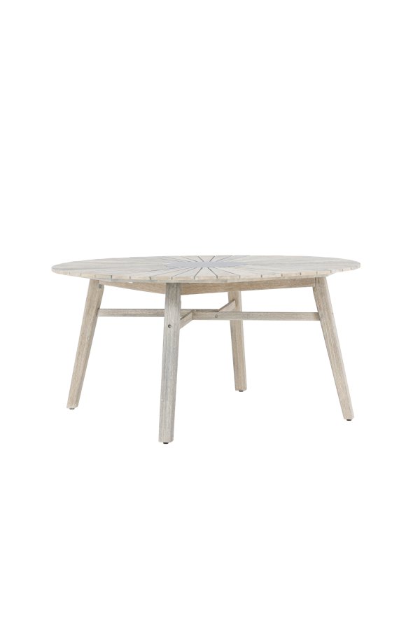 VENTURE HOME Rives - Bord � 150 - Antikk hvit akasie / gr� stein