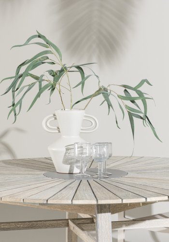 VENTURE HOME Rives - Bord � 150 - Antikk hvit akasie / gr� stein