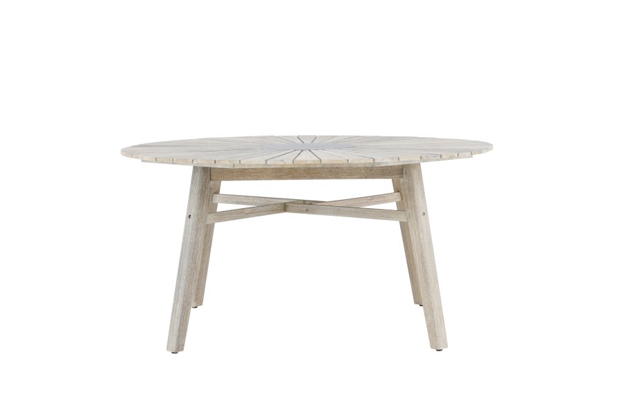 VENTURE HOME Rives - Bord � 150 - Antikk hvit akasie / gr� stein