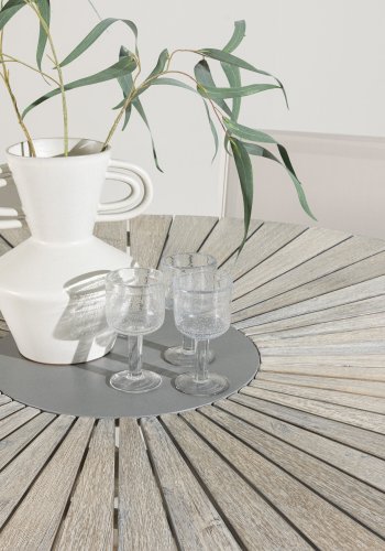 VENTURE HOME Rives - Bord � 150 - Antikk hvit akasie / gr� stein