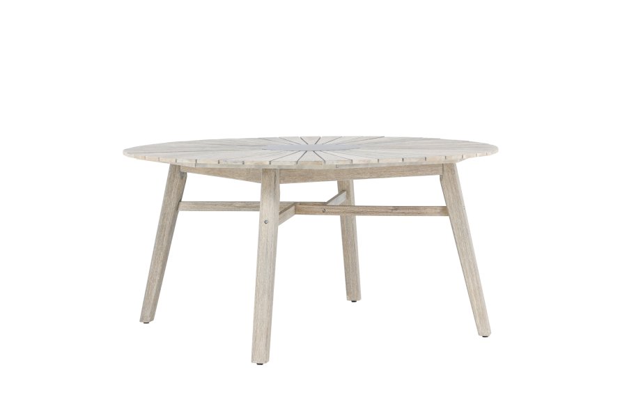 VENTURE HOME Rives - Bord � 150 - Antikk hvit akasie / gr� stein