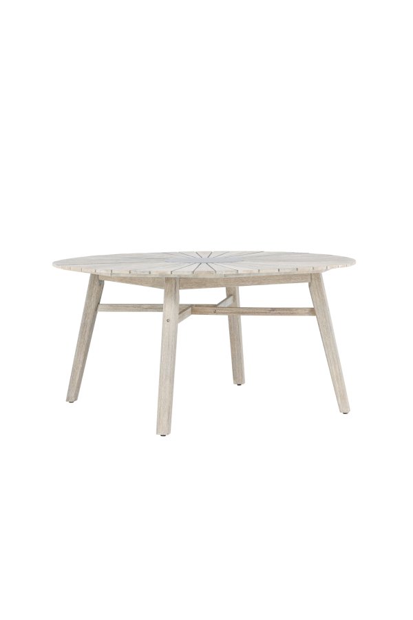 VENTURE HOME Rives - Bord � 150 - Antikk hvit akasie / gr� stein