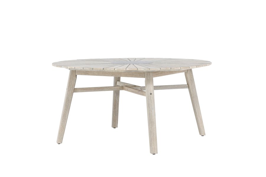 VENTURE HOME Rives - Bord � 150 - Antikk hvit akasie / gr� stein