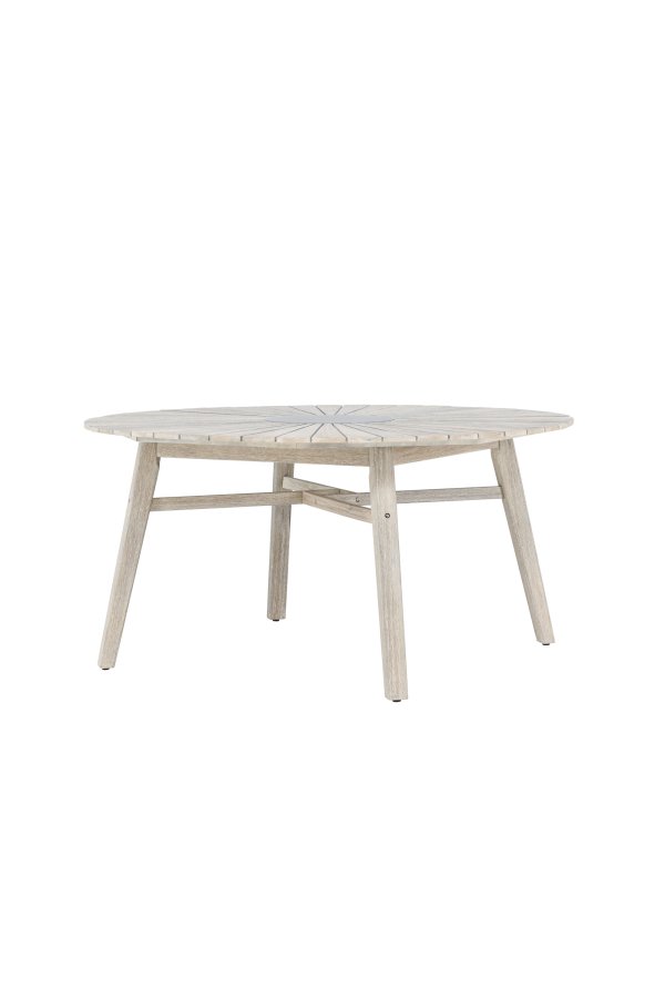 VENTURE HOME Rives - Bord � 150 - Antikk hvit akasie / gr� stein