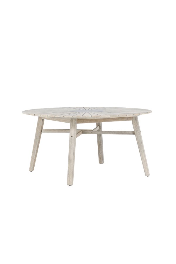 VENTURE HOME Rives - Bord � 150 - Antikk hvit akasie / gr� stein