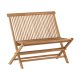 VENTURE HOME Ghana - Sammenleggbar benk - Naturlig - Teak -