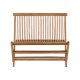 VENTURE HOME Ghana - Sammenleggbar benk - Naturlig - Teak -