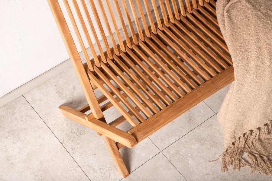 VENTURE HOME Ghana - Sammenleggbar benk - Naturlig - Teak -