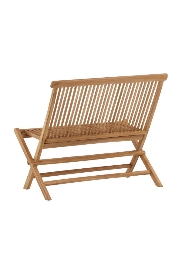 VENTURE HOME Ghana - Sammenleggbar benk - Naturlig - Teak -