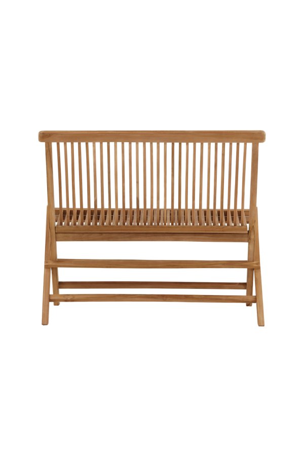 VENTURE HOME Ghana - Sammenleggbar benk - Naturlig - Teak -