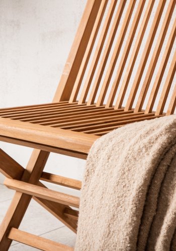 VENTURE HOME Ghana - Sammenleggbar benk - Naturlig - Teak -