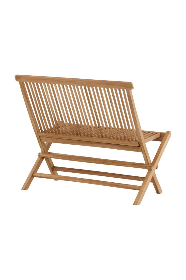 VENTURE HOME Ghana - Sammenleggbar benk - Naturlig - Teak -