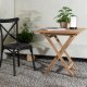 VENTURE HOME Kenya - Hopf�llbart bord - Natur - Teak - 70*70cm