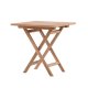 VENTURE HOME Kenya - Hopf�llbart bord - Natur - Teak - 70*70cm