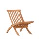 VENTURE HOME Kenya lenestol - Gyllen / Gyllen teak