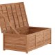 VENTURE HOME Trento Puteboks Teak - Naturlig / 70*130*46