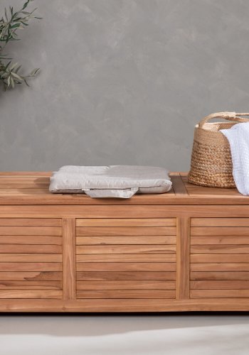 VENTURE HOME Trento Puteboks Teak - Naturlig / 70*130*46