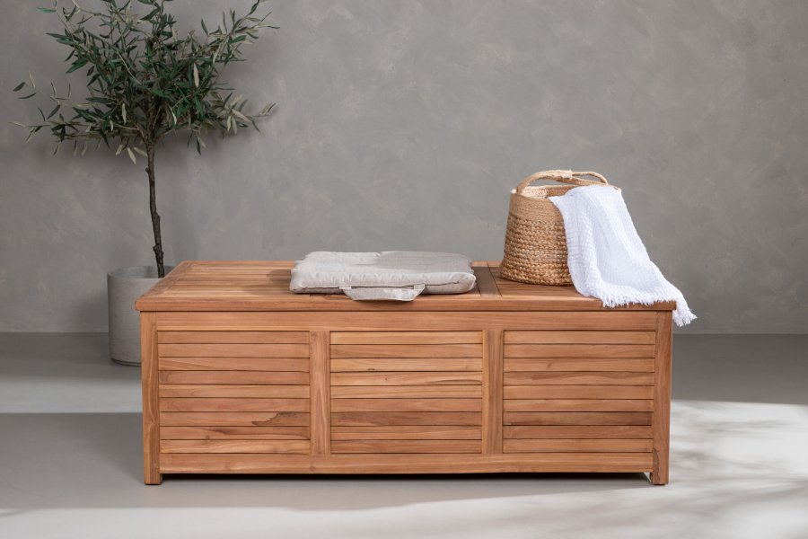 VENTURE HOME Trento Puteboks Teak - Naturlig / 70*130*46