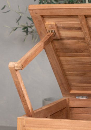 VENTURE HOME Trento Puteboks Teak - Naturlig / 70*130*46