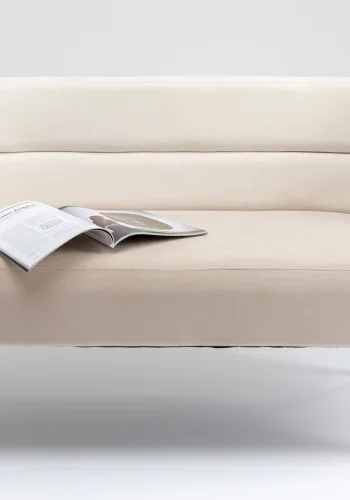 KARE DESIGN Sandwich Cream 2 pers. sofa - creme polyester og stl