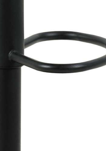 ACT NORDIC Brooke barstol, m. rygln, armln, fodsttte, drejefunktion - antracitgr stof/sort stl