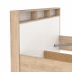 TVILUM Ikast Bett 140x190, Jackson Hickory / Weiß, 149,8 x 206 x 96,8 cm