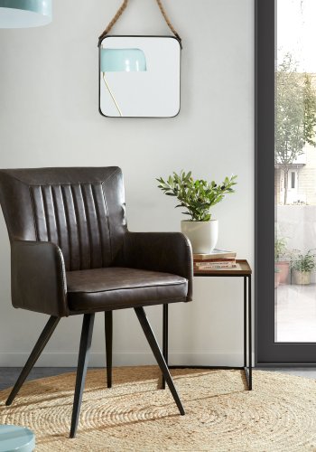 KAVE HOME Doc teppe, rundt - naturlig jute (100)