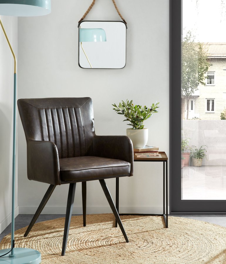 KAVE HOME Doc teppe, rundt - naturlig jute (100)