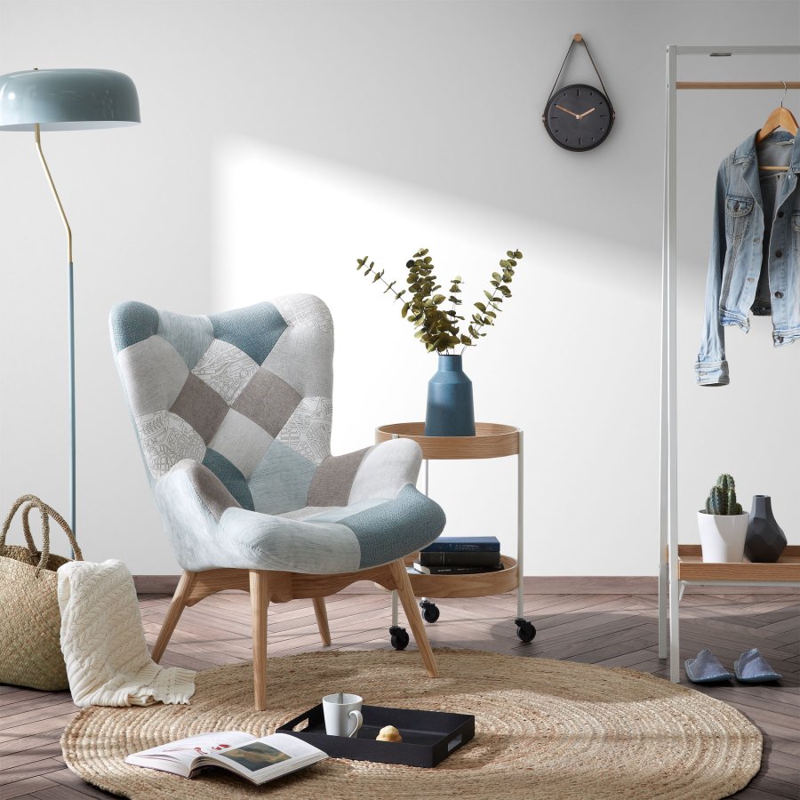 KAVE HOME Doc teppe, rundt - naturlig jute (100)