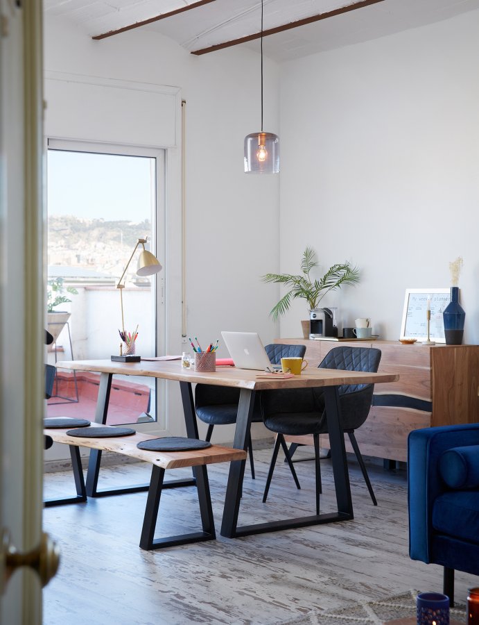 KAVE HOME stolpute i silke, rund - grafittgr stoff (35)