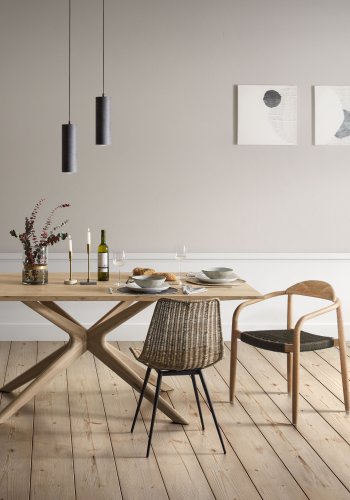 KAVE HOME Armande spisebord - eikefiner (180x90)  