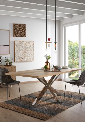 KAVE HOME Quinby spisestol - grafittgr plast og metall