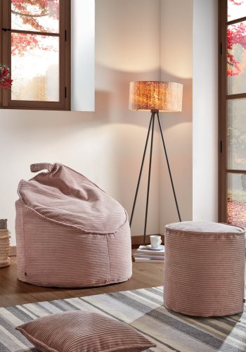 KAVE HOME Wilma bnnestol - rosa flyel (80)