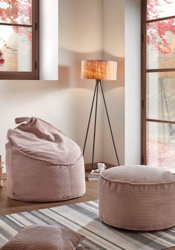 KAVE HOME Wilma bnnestol - rosa flyel (80)