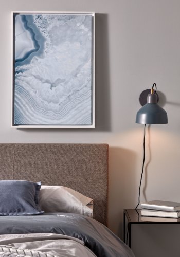 KAVE HOME Olimpia vegglampe - gull og bltt metall