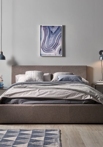 KAVE HOME Olimpia vegglampe - gull og bltt metall