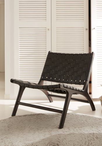 KAVE HOME Takashi 100% grtt ull rundt teppe,  150 cm