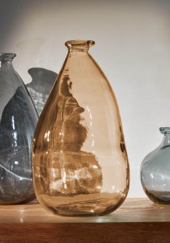 KAVE HOME Brenna mellombrun vase