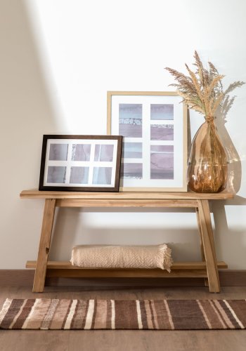 KAVE HOME Brenna mellombrun vase