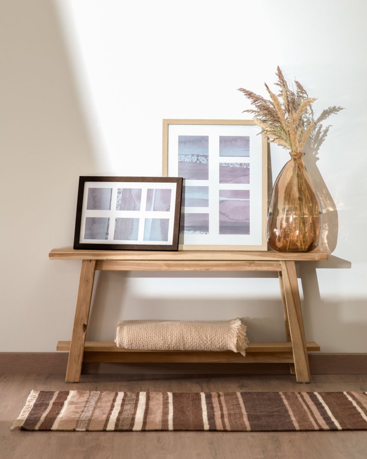 KAVE HOME Brenna mellombrun vase